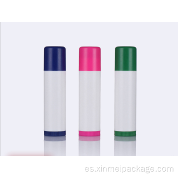 15G PP White White Hermoso contenedor de bálsamo labial